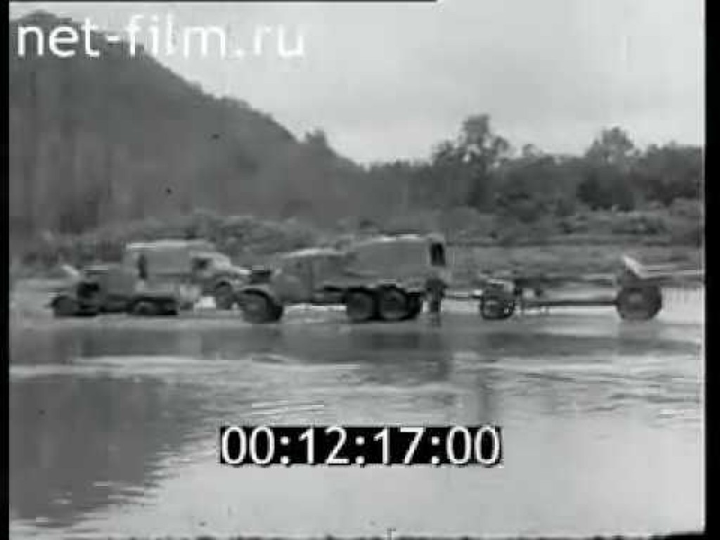 Испытания военных автомобилей 1947.