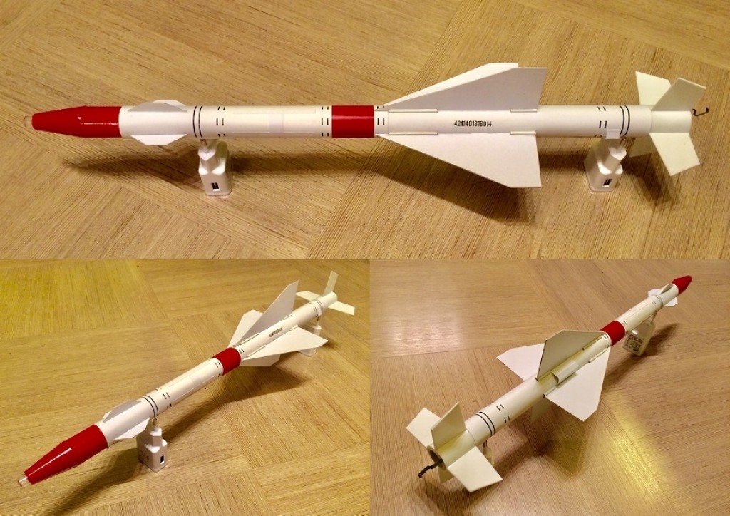 Сборка действующей модели авиационной ракеты Р-23 (К-23)